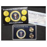 2016 P & D Ronald Reagan Presidential Dollar Set M