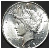 1923 Peace Silver Dollar Gem BU