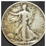 1934-S Walking Liberty Silver Half Dollar