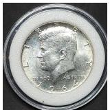Gem BU 1964 Kennedy 90% Silver Half Dollar Nice