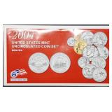 2004 Denver 11-Coin Mint Set in Envelope