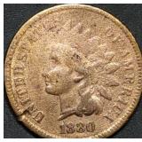 1880 Indian Head Cent