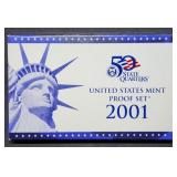 2001 US Mint Proof Set MIB