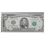 1974 $5 FRN St. Louis Gem Crisp Unc Note