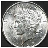 1923 Peace Silver Dollar Gem BU