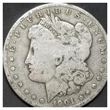 1901-O Morgan Silver Dollar