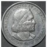 1893 Columbian Exposition Silver Half Dollar BU