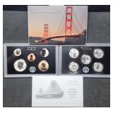 2018 S US Mint Silver Reverse Proof Set MIB