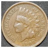 1908 Indian Head Cent, Better Date