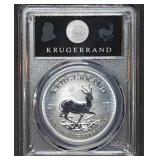 2017 South Africa 1oz Silver Rand PCGS SP69 Privy