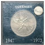 1972 Bailiwick of Guernsey Commem Crown BU
