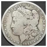 1889-O Morgan Silver Dollar