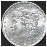 1890-O Morgan Silver Dollar Gem BU MS65