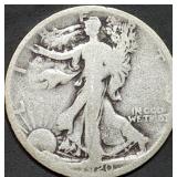 1920-S Walking Liberty Silver Half Dollar
