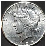 1925 Peace Silver Dollar BU
