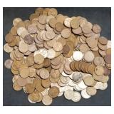 400 Nice Wheat Pennies from Estate Hoard