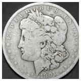 1891-O Morgan Silver Dollar