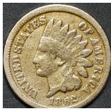 1862 Indian Head Cent