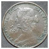 1861 Canada Half Penny with Counter Punch TP