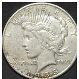 1935-S Peace Silver Dollar, Better Date