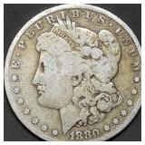 1880-O Morgan Silver Dollar