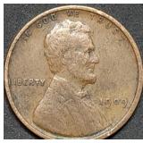 1909 Lincoln Wheat Cent, First Year Coin