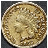 1863 Indian Head Cent