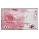 1999 Denver 10-Coin Mint Set in Envelope