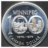 1974 Canada 50% Silver Dollar Commem. BU