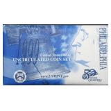 1999 Philadelphia 10-Coin Mint Set in Envelope