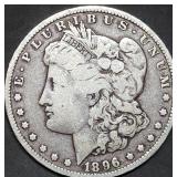 1896-O Morgan Silver Dollar