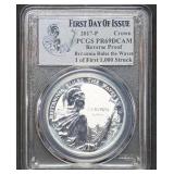 2017 P 1oz Reverse Proof Silver Britannia PCGS