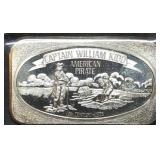 Vintage 1 Troy Oz .999 Silver Bar - Captain Kidd