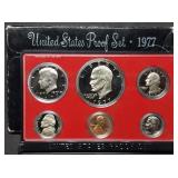1977 US Mint Proof Set w/ Ike Dollar