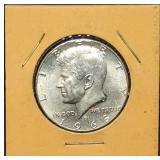 1968 D Kennedy 40% Silver Half Dollar Gem BU