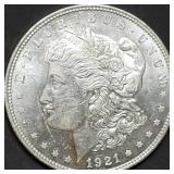 1921 Morgan Silver Dollar Gem BU
