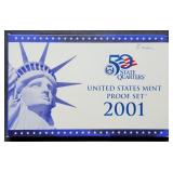 2001 US Mint Proof Set MIB