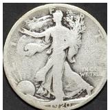 1920 Walking Liberty Silver Half Dollar