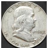 1950 Franklin Silver Half Dollar