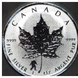 2016 Canada 1oz Reverse Proof Silver Maple Leaf