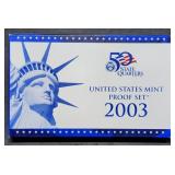 2003 US Mint Proof Set MIB