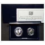 1994 World Cup Two-Coin Proof Set, Silver Dollar