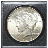 1935 Peace Silver Dollar Gem BU Key Date