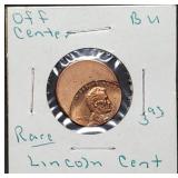 Major Off Center Struck Lincoln Penny Error
