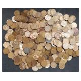 400 Nice Wheat Pennies from Estate Hoard