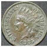 1885 Indian Head Cent, Full Liberty