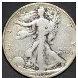 1929-S Walking Liberty Silver Half Dollar