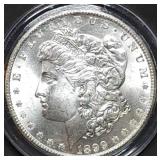 1899-O Morgan Silver Dollar Gem BU MS65 Nice!