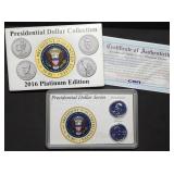 2016 P & D Ronald Reagan Presidential Dollar Set M