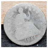 1851-O Liberty Seated Half Dime